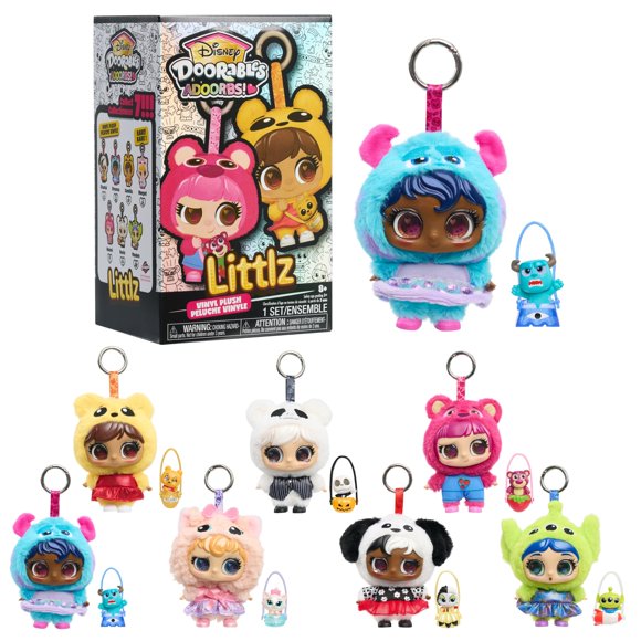 Figura de Juguete Disney Doorables ADOORBS! Littlz con Clip