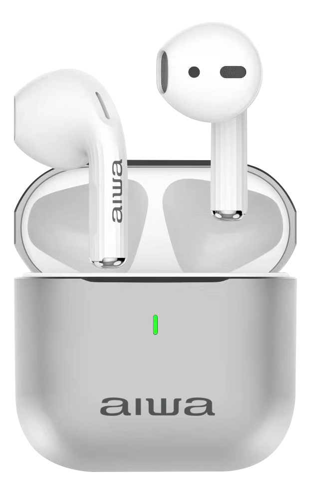 Audífonos Bluetooth Inalámbricos Aiwa Funcion Tws Awtwsg100M Color Blanco
