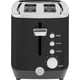 thumbnail image 1 of Tostadora GE de 2 rebanadas, acero inoxidable negro, 850 W, 7 ajustes de pantalla, 1 of 9
