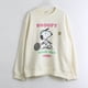 thumbnail image 3 of Polerón Cerrado Mujer Tenis Blanco Snoopy, 3 of 5