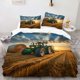 thumbnail image 1 of Tractor Sunset Farm Harvest Theme Thanksgiving Bedding Warm and Cozy Rural Scenery Suitable for Decorating Bedrooms Living Rooms Guest Rooms Farmhouses Guest Ro, 1 of 1