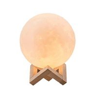 Genérico - Humidificador Difusor Aromaterapia Lámpara Luna 3 Colores 880Ml