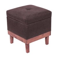Máxima Design - Pouf Baúl Emilia Café Moro Omega 45X45X46 Cm