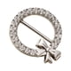 thumbnail image 3 of Deslizador De Cinta DIY Nupcial Elegante Artesanía Hebilla De Diamantes De Imitación Para Cinturón Hairbow Ni?as Argent Redondo, 3 of 5