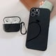 thumbnail image 1 of 1pc Case For Airpods Pro & 1pc Case Black Heart Graphic Phone Case For IPhone 11 14 13 12 Pro Max XR XS 7 8 6 Plus Mini , AirPods Pro (2nd Generation) Earphone Case Luxury Silicone Cover Soft Headp, 1 of 2