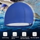 thumbnail image 5 of Gorro de natación de 2 piezas Gorro de natación con protección para los oídos Gorro de natación de PU con pelo de mayordomo Gorro de natación de entrenamiento para adultos, 5 of 6