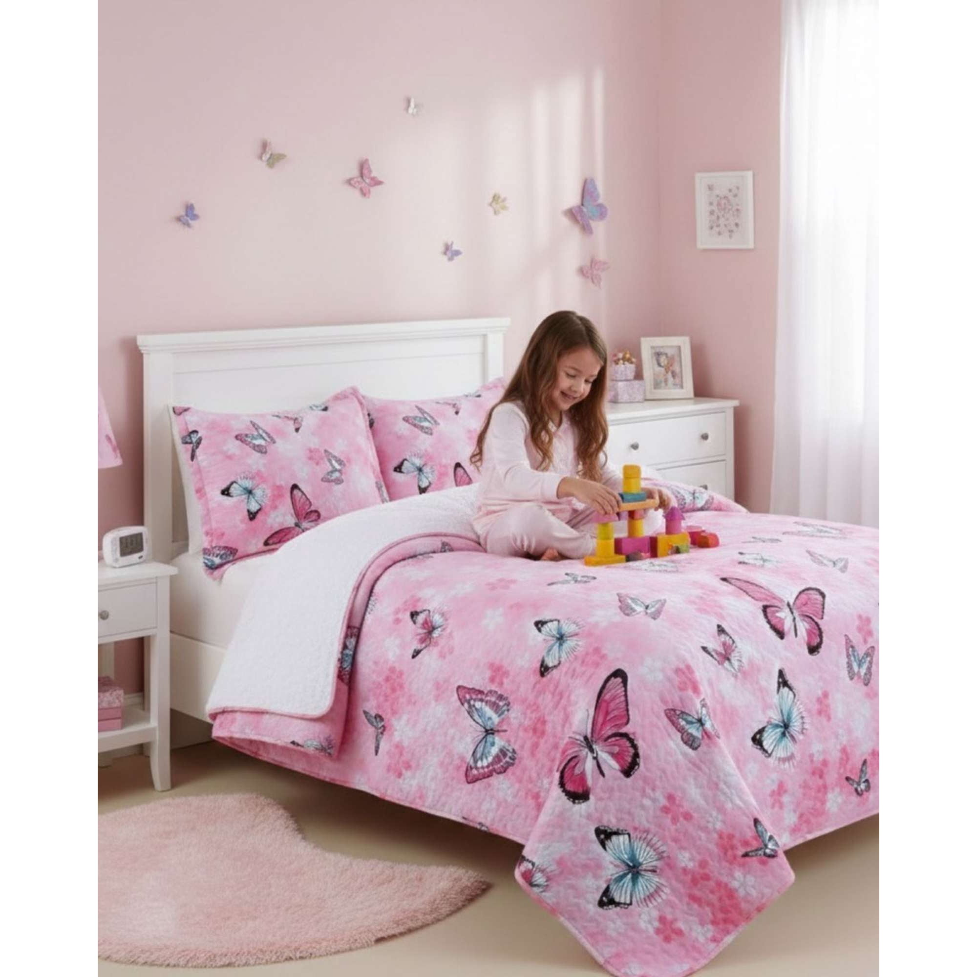 Myl Todo Hogar - Pack Cubrecama Sherpa + Sábanas Polar Invierno Sin Frío Plaza Y Media