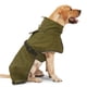 thumbnail image 1 of Abrigo para perros - Chaqueta impermeable de invierno con interior de terciopelo, tira reflectante, verde, XXL, 1 of 3