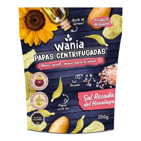 Papas Fritas Corte Liso Sal Himalaya, 200 g