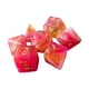 thumbnail image 1 of 7 Piezas De Dados Poliédricos De Colores Dobles D6 D4 D8 D10 (00-90 Y 0-9) D12 D20 Rosa Oscuro, 1 of 3