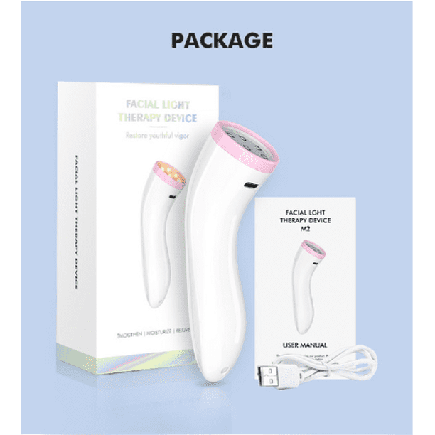 New RF UV Facial Led Red & Blue Acne Spot Treatment Home Use RF Beauty Device Equipment Wand Massager Face Light Therapy Machine