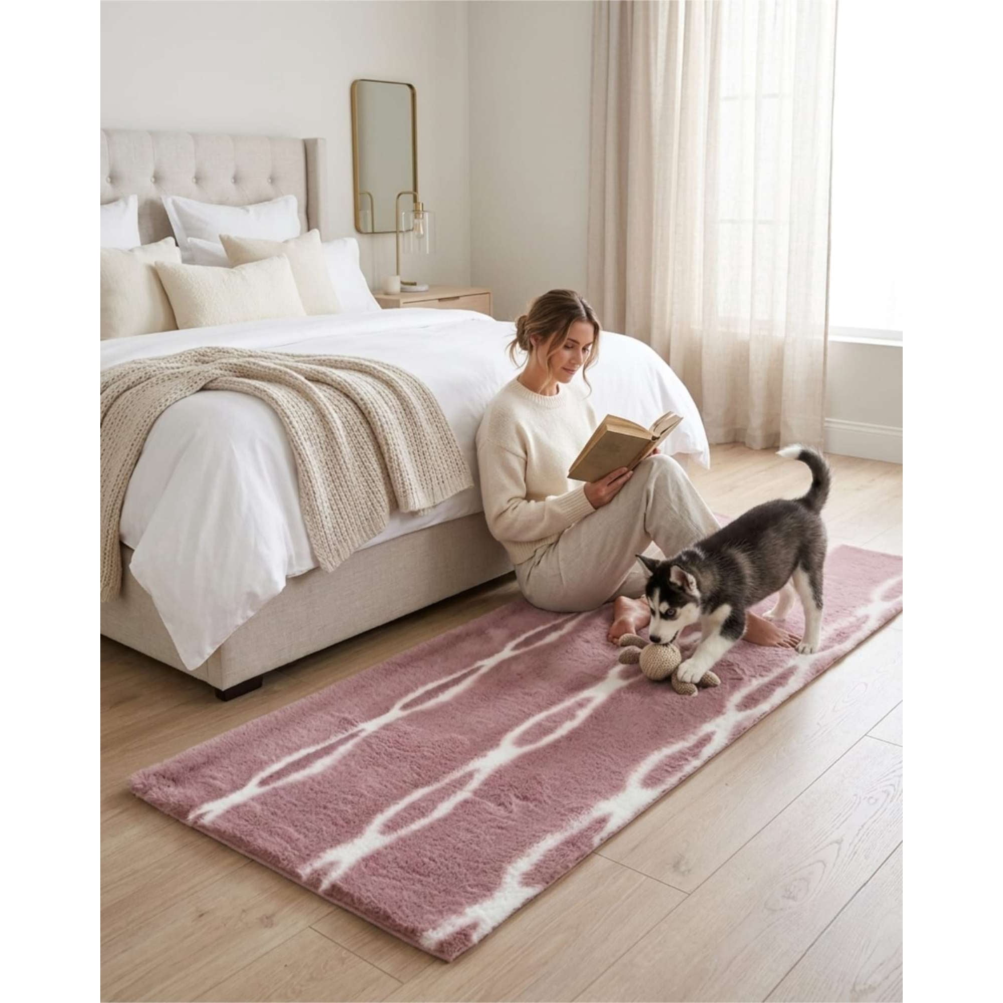Myl Todo Hogar - Alfombra Bajada De Cama Piel Sintética Soft 07