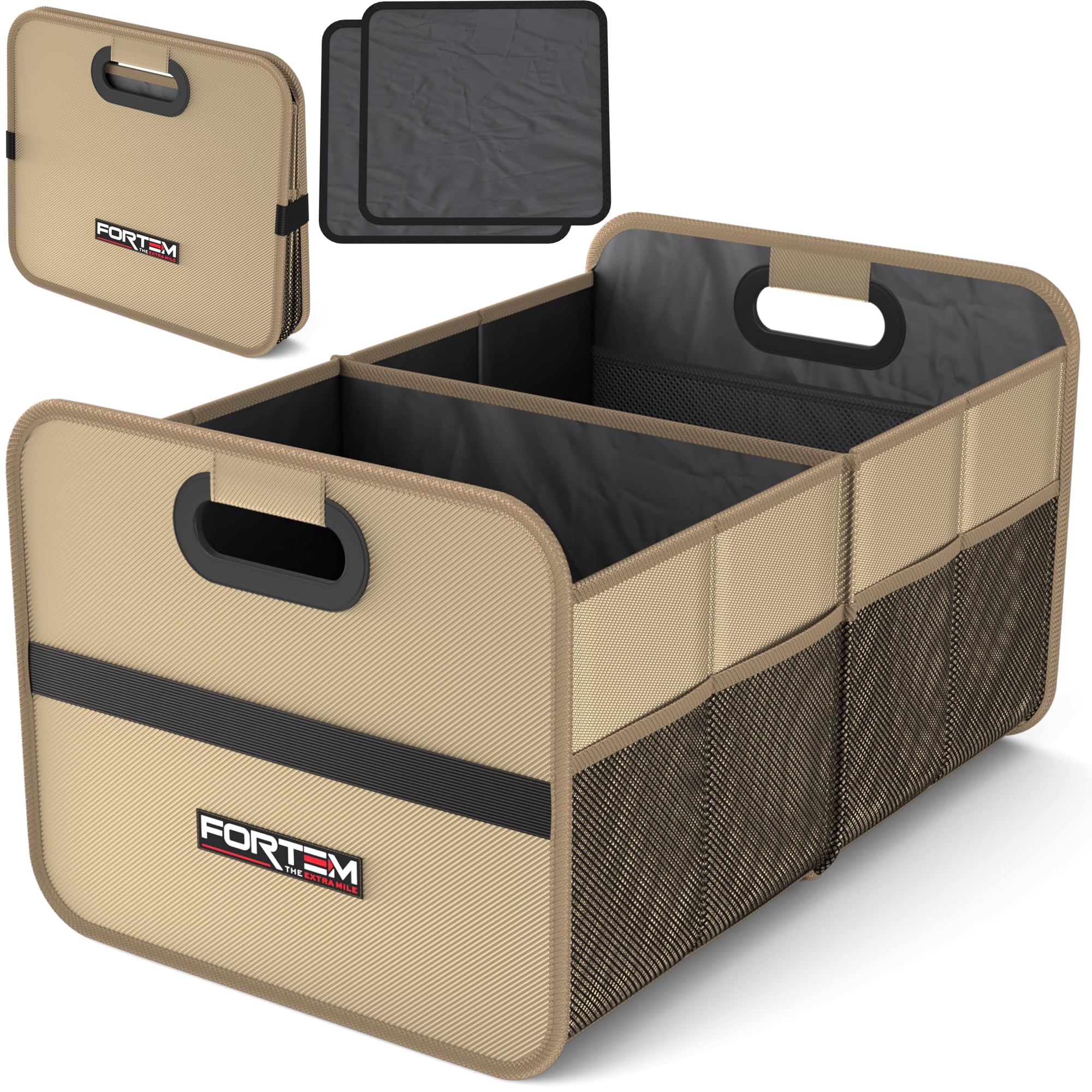 Organizador De Maletero De Coche Fortem Plegable De 45 Litros Para Suv Y Camiones