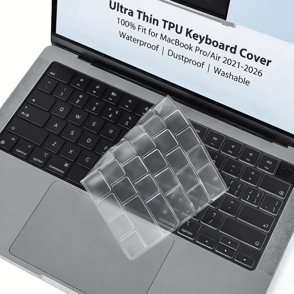 Banana Tienda - Protector Teclado Silicona Para Macbook Neo / Air 13,6 M5 M4 M3 M2