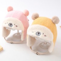 Genérico - Gorros De Invierno Con Interior De Chiporro Para Bebe Amarillo