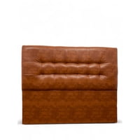 Mbc - Respaldo De Cama 2 Plazas Valencia Pu Café