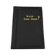 thumbnail image 3 of 120 Portamonedas Colector de dinero Dinero de bolsillo PU Cuero Álbum Libro Negro, 3 of 3
