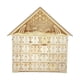 thumbnail image 1 of Casa De Madera CALENDARIO DE ADVILLO LUZ UP FESTIVE FESTIVO CAJA DE TESORO DE HOLIDES DE NAVIDAD, 1 of 3