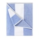 thumbnail image 1 of Toalla de playa HENBAY de algodón de gran tamaño, 90 x 180 cm, a rayas azules, 1 of 6