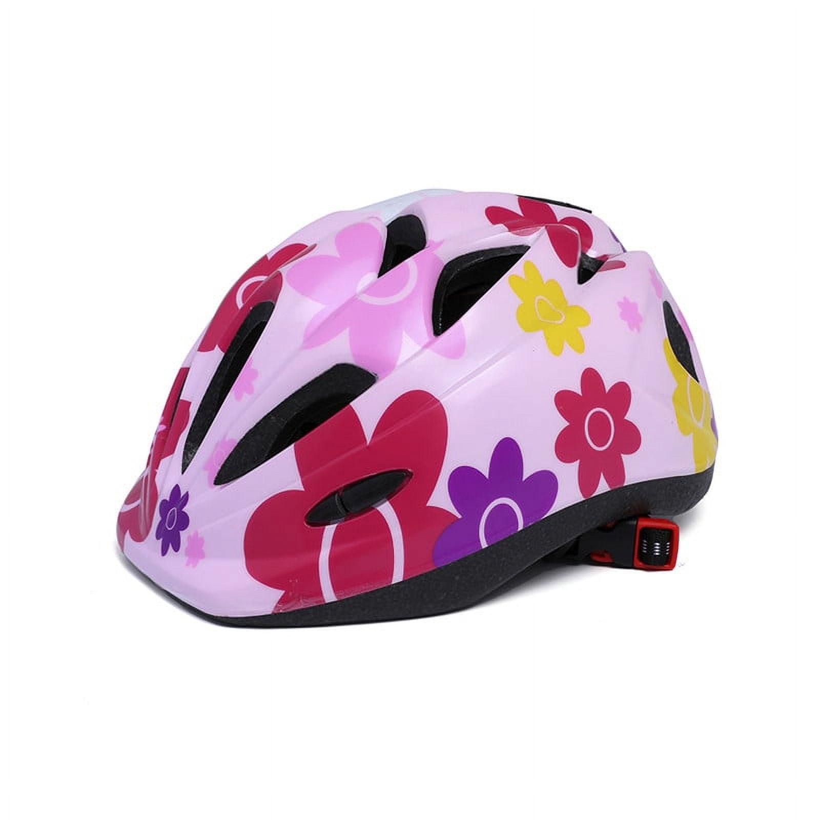 Babyluna - Casco Bicicleta Patinaje Antigolpes Rosado