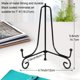 thumbnail image 2 of Soporte para Platos vivinin de 15 cm Metal 4 Unidades Negro, 2 of 7