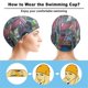 thumbnail image 3 of Motel Transylvania Gorro de Natación de Licra, Gorro de Baño de Tela Cómoda, Gorro Elástico Antideslizante para Hombres, Mujeres y Niños, 3 of 6