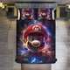 thumbnail image 3 of Super Mario Duvet Cover Set 3 Piece Bedding Set Double Sided Printing Decorative Comforter Cover Set, 3 of 5