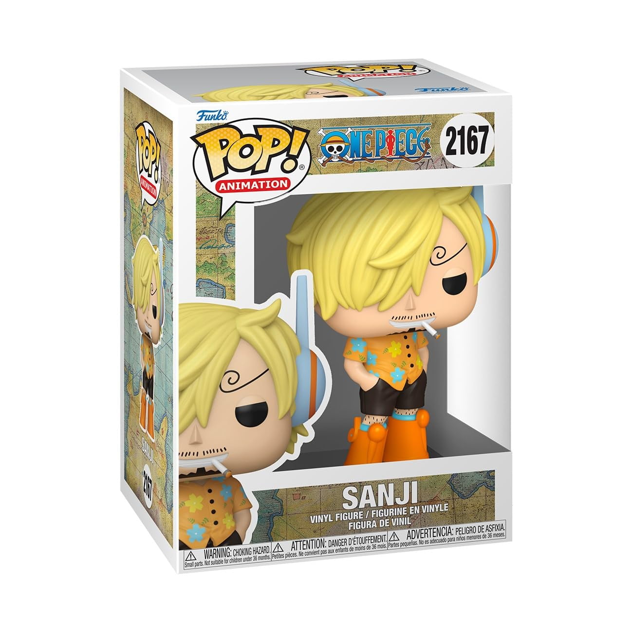 Figura De Vinilo Funko Pop! Animación: One Piece Sanji, 9,5 Cm