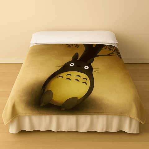 Sintec Chile - Cobertor Sherpa Totoro 1.5 Plazas