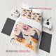 thumbnail image 1 of Halloween Pumpkin Lantern Witch Hat with Bat Pattern Three-Piece Set Soft And Comfortable Bedding Set, 1 of 1