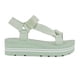 thumbnail image 2 of Sandalia con cuña Guess AVIN para mujer verde claro/blanco talla 8, 2 of 3