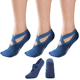 thumbnail image 1 of Calcetines Antideslizantes Yoga Pilates Set 3 Pares, 1 of 7
