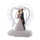 thumbnail image 5 of Pareja De Boda Estatuilla Decoración Para Tarta Decoración Romántica Recuerdo Regalo Cristal Amor Peque?o, 5 of 5
