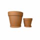 thumbnail image 1 of Set de 2 Maceteros Terracota Clásica S 16x18 cm y L 27x30 cm, 1 of 5