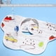 thumbnail image 3 of Isrono 6 baberos para bebé con forma de mascota, giratorios a 360 grados, multicolor, 100 % algodón, súper suaves y absorbentes, con 8 capas de gasa, adecuados para niños y niñas de 0 a 3 años que est, 3 of 7
