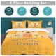 thumbnail image 5 of Winnie The Pooh Bed Duvet Cover Microfiber Bedding Sets 3D Printed Lightweight 3 Piece Comforter Sets for Kids Boys Girls, 5 of 5