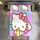 thumbnail image 1 of Hello Kitty Bedding Set for Girls Kids Teen Tween Ultra Soft Microfiber Comforter Set Twin Size with 3-Pieces Comforters Bed Sets Bedroom Decor Bed Sheets, 1 of 5