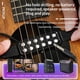 thumbnail image 2 of 12 agujeros de sonido guitarra acústica pickup transductor eléctrico preamplificador magnético con capo y cable de audio de 10 pies, 2 of 3