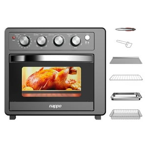Horno Freidora De Aire Nappo 7 En 1 1700W 25L + Accesorios