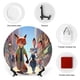 thumbnail image 3 of Zootopia Plato decorativo de porcelana fina (bone china), plato decorativo de cerámica para hogar, oficina, soporte de pared, platos decorativos para dormitorio - 6 pulgadas (15 cm), 3 of 6