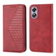 thumbnail image 3 of Funda Flip FOXDOCK para OPPO Reno 8T 4G , Estilo Billetera con Diseño Rombo, Correa de Mano y Soporte, Uso Diario, 3 of 6