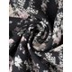 thumbnail image 5 of INSPIRE CHIC Vestidos de Chifón para Mujer Vestido Mini de Línea A sin Mangas con Flores Chic Fruncido M Negro-Floral, 5 of 6