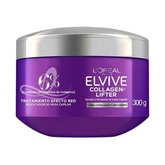 Mascarilla Capilar Elvive Colágeno Lifter, 300 g