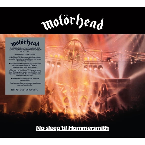 Álbum 2 CD BMG No Sleep 'Til Hammersmith 40º Aniversario