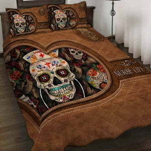 Milsleep - Nurse Life - Juego De Cama Nórdico Con Estampado De Piel De Enfermera