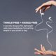 thumbnail image 5 of Auriculares intraurales Belkin SoundForm con cable y micrófono, color blanco, 5 of 8