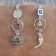 thumbnail image 2 of Greek Mythology Sun and Moon Pendant Earrings - Creative Design for Women, Asymmetric Style, Perfect for Parties and Gifts, 2 of 4