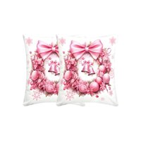 Genérico - Fundas Navidad Set De 2 Fundas Para Cojines De 45X45 Cm