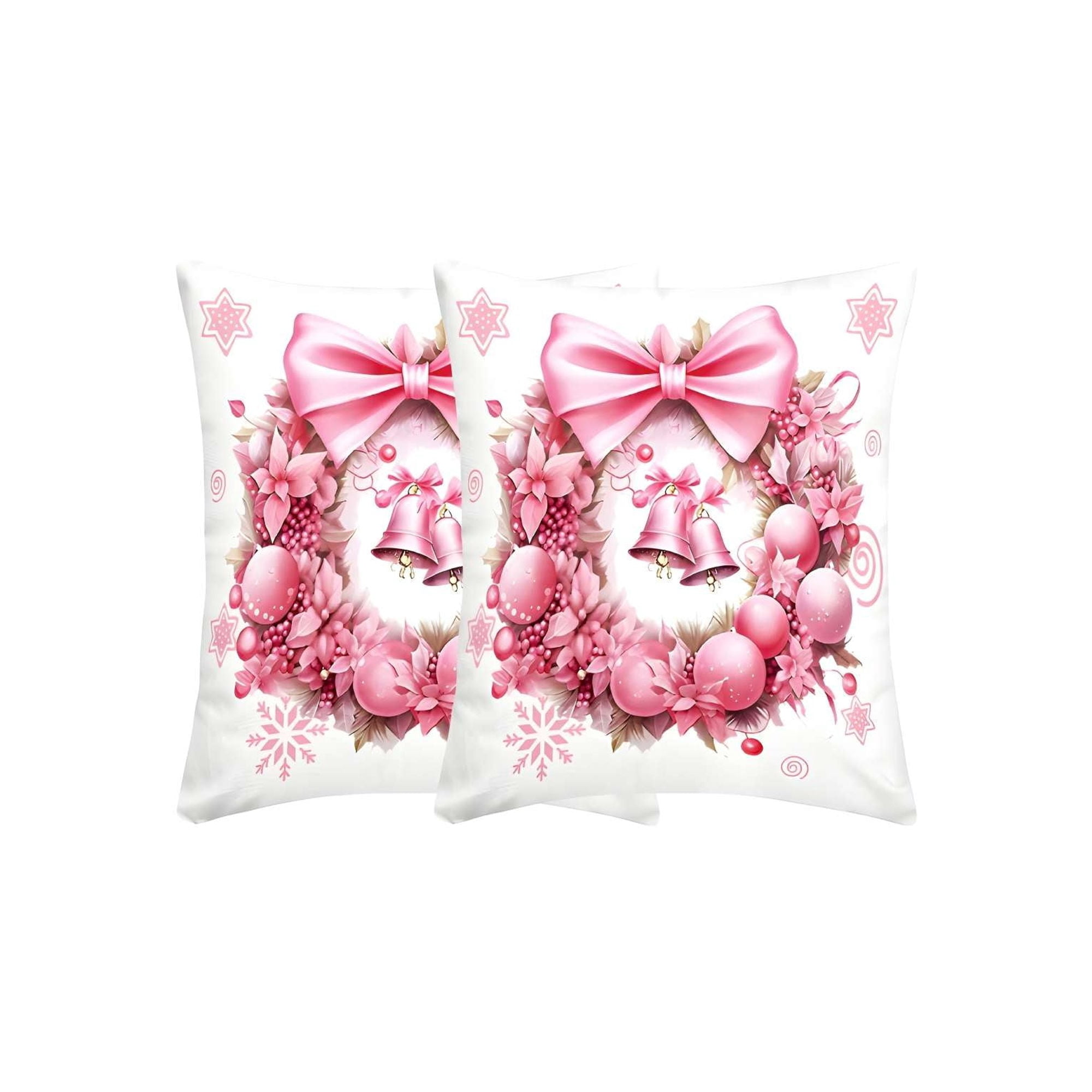 Genérico - Fundas Navidad Set De 2 Fundas Para Cojines De 45x45 Cm
