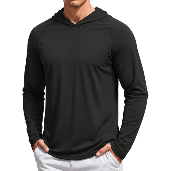 Polera TACVASEN manga larga con capucha UPF 50